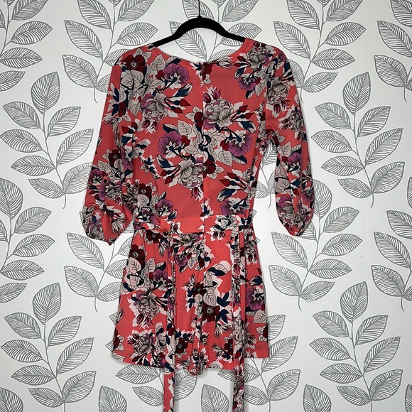 Yumi Kim Liz Romper Floral Print Pink Size Small - Picture 6 of 8